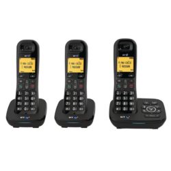 British Telecom 1600 Dect Trio Cordless Telephone